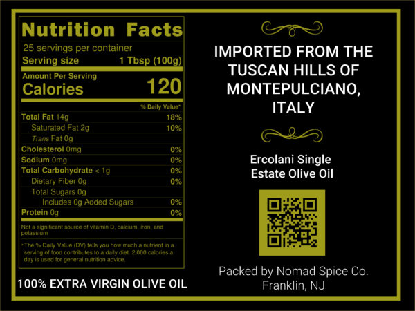 Ercolani Estate Extra Virgin Olive Oil, Italy - Image 3