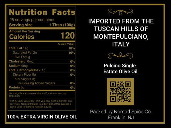 Pulcino Estate Extra Virgin Olive Oil, Italy - Image 3